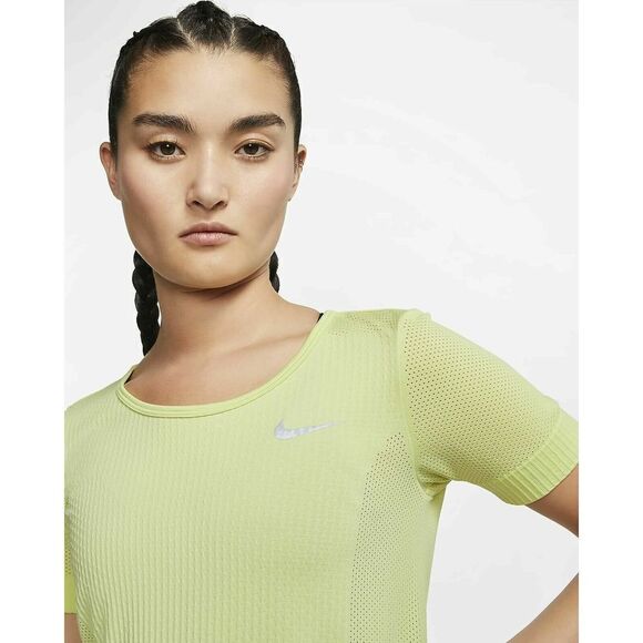 Nike  BV3913 367 Women's Sz M Infinite Seamless Mesh Running Shirt Short Sleeve - Picture 4 of 8